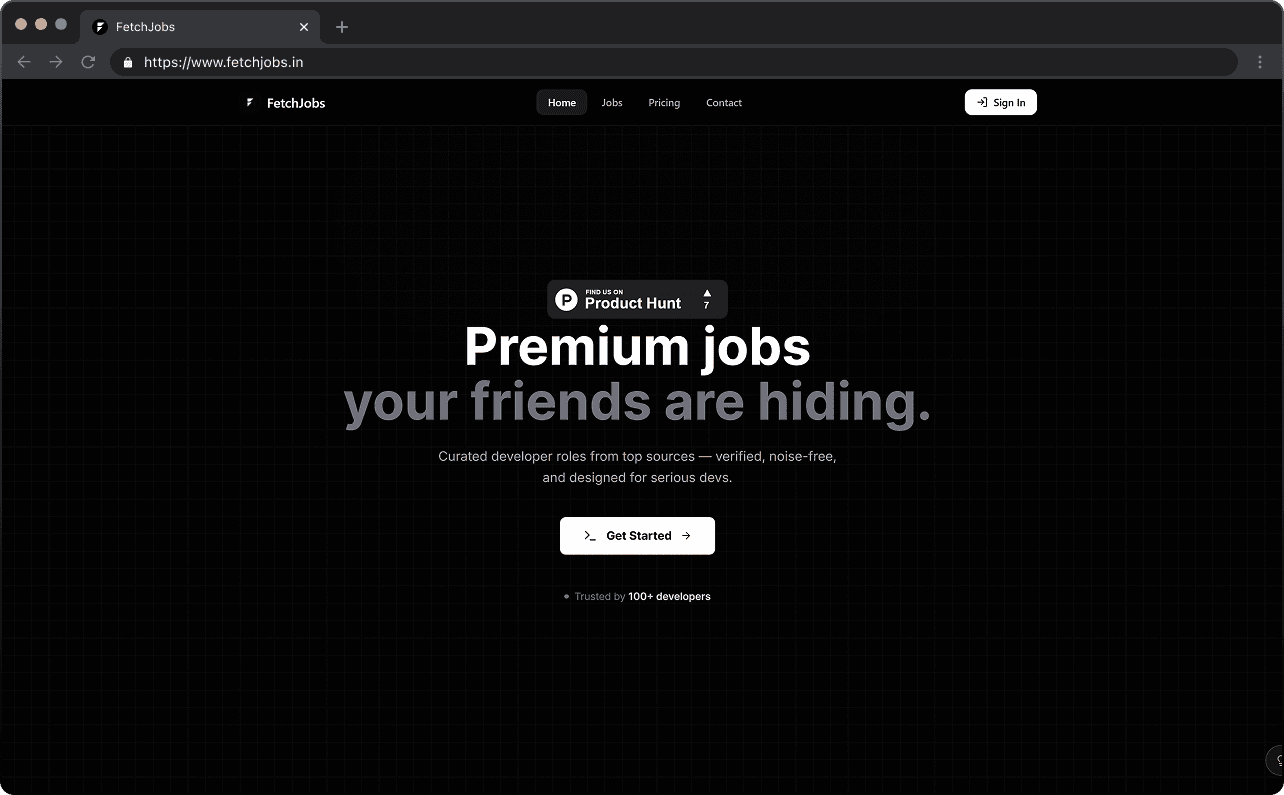 FetchJobs preview
